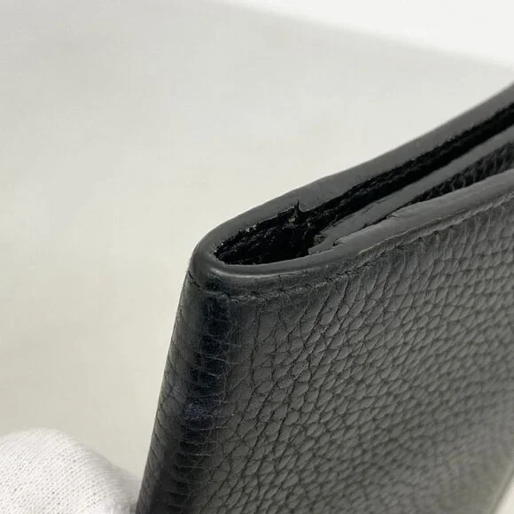 Gucci Wallet Leather Black Silver - Picture 6 of 8